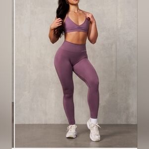 YoungLA Women's Purple High-Waisted Leggings Size XS